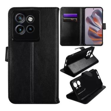 Imagem de Capa Carteira Case com Flip para Motorola Moto Edge 50 NEO Preta - LXL