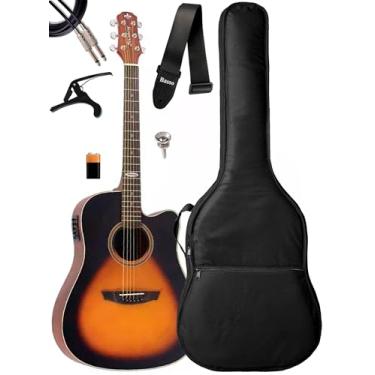Imagem de Violão Elétrico Strinberg Sd200c Hbs + Capa Luxo E Acessórios