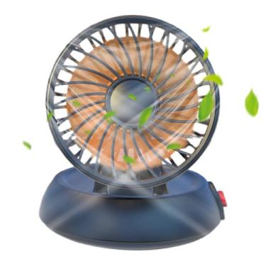Imagem de Fã de carro, ventilador para carro,Cooler de cabeça única para o painel | Ventilador de resfriamento de veículos dobráveis, 3 velocidades, para SUVs, trailers, caminhões, sedãs, cruzeiros, alimentado