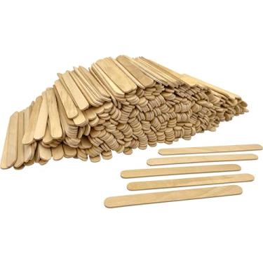 Imagem de Teacher Created Resources Bastões de artesanato – Caixa com 500, madeira de bétula premium, 10 cm x 9 cm, inacabado natural para artes e artesanato, projetos de bricolage, material escolar e sala de