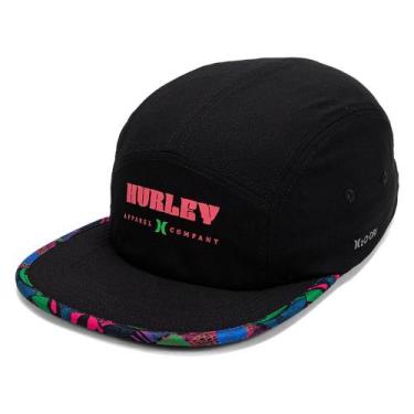 Imagem de Boné Hurley Aba Curva Five Noise WT25 Preto, Preto, Único