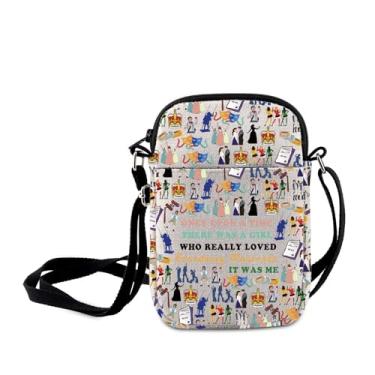 Imagem de MNIGIU Bolsa tiracolo para presente de amante musical que realmente amava musicais, atriz, teatro, teatro, drama, teatro, bolsa de ombro, Who Really Loved Musical