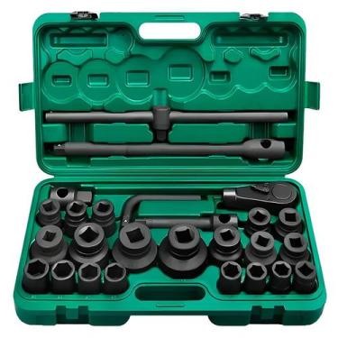 Imagem de Kit Soquetes De Impacto 3/4 Crv 26 Peças + Maleta - GORILLAZ