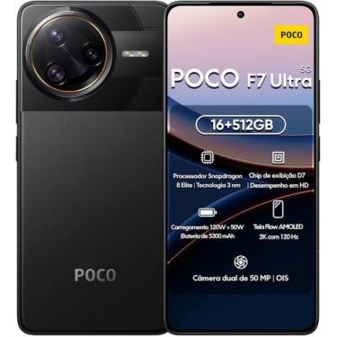 Imagem de Smartphone Celular X.i.a.o.m.i - P.o.c.o F.7 Ultra 5g 16r/512GB - Game