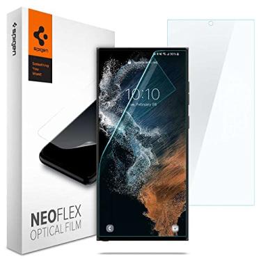 Imagem de Spigen NeoFlex Protetor de tela projetado para Galaxy S22 Ultra (2022) [2 unidades] - Compatível com capas