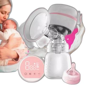 Imagem de Tira Leite Elétrico Materno Bomba Digital Mamadeira 180Ml - Laurus