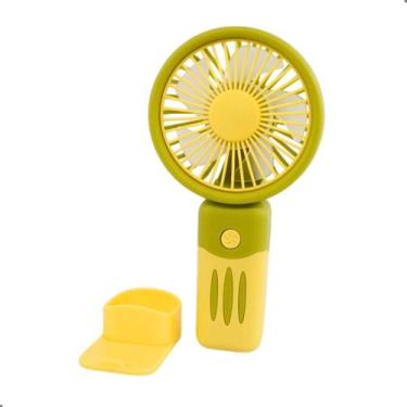 Imagem de Mini Ventilador Portatil Para Maquiagem Cilios Multiuso Com Suporte Pa