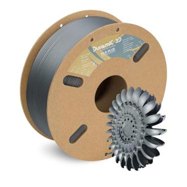 Imagem de DURAMIC 3D Filamento Pla + 1,75 Mm 1 Kg Prata, Filamento para Impressora 3D Pla Plus Carretel de 1 Kg(2,2 Libras) Pla Pro Mais Resistente e Mais Forte, Probabilidade de Precisão Dimensional +/- 0,02 M
