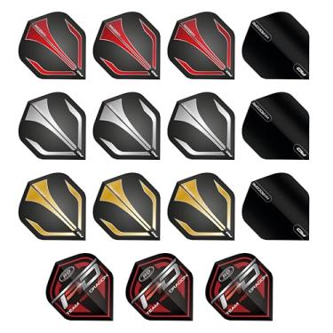 Imagem de Pacote de seleção hardcore extra grosso padrão de dardos voos e vermelho dragão cartão de check-out, Assorted