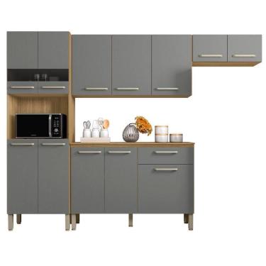 Imagem de Armário De Cozinha Versalhes-Balcão 12 Portas E 1 Gaveta