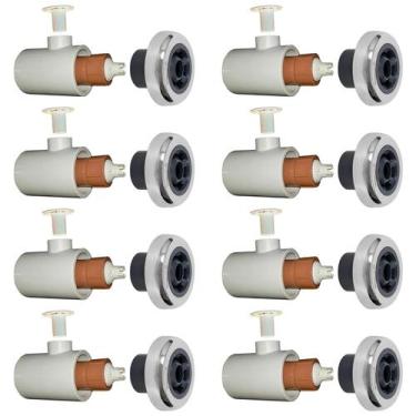 Imagem de Kit 8 Dispositivo De Hidromassagem Para  Piscina Alvenaria 50mm Aço In
