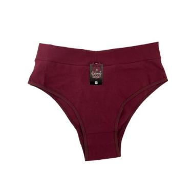 Imagem de Kit 2 Calçola Cotton Conforto Cintura Alta Algodão Senhora Pos Parto -