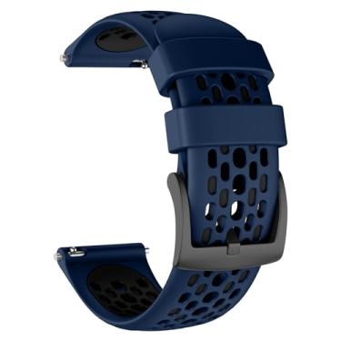 Imagem de MYSNBKN Pulseira de substituição compatível com Garmin Forerunner 265, pulseira de relógio de liberação rápida de 22 mm para smartwatch Forerunner 255, Vivoactive 4, Venu 2, Venu 3