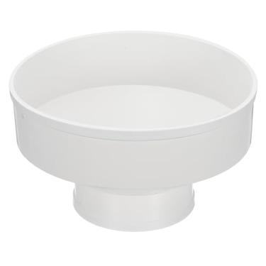 Imagem de PATIKIL Redutor de duto de 30,5 cm a 15,2 cm, adaptador de aumento de tubo de PVC para dutos de tubo de fluxo de ar para dutos de ventilação DWV (dreno, resíduos e ventilação), branco