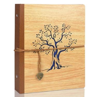 Imagem de ZEEYUAN Álbum De Fotos Pequeno 5X7 Com Capacidade Para 200 Fotos, Presente Dia Das Mães Mãe, Filha, Filho, Avó, Pai, Livro Memórias Da Família