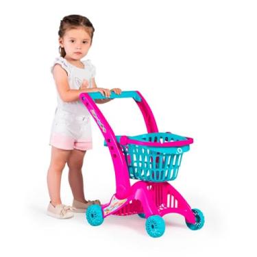 Imagem de TA TE TI - Imaginativa Super Mercadinho - Rosa - CARRINHO DE MERCADO