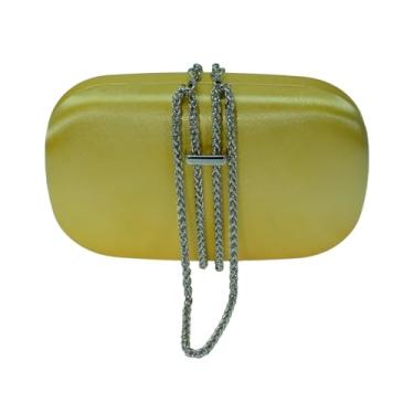 Imagem de HUANG ZHUANG Elegante bolsa de veludo cetim noite bolsa feminina bolsa de festa bolsa de noiva para casamento baile formal, Dourado