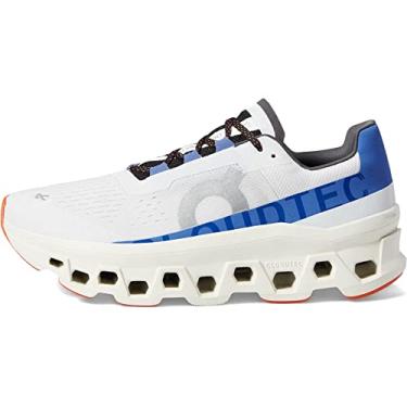 Imagem de On Cloudmonster Tênis feminino, Frost/cobalto, 34