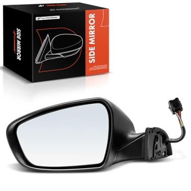 Imagem de A-Premium Espelho retrovisor elétrico do lado do motorista - compatível com Kia Forte, Forte5, 2014-2016 - Espelho retrovisor externo dobrável preto elétrico aquecido com seta - Substituição #