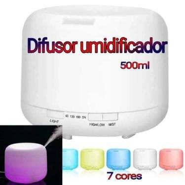 Imagem de Aromatizador De Ambiente Eletrico Difusor Oleos Essenciais 500ml - AMV
