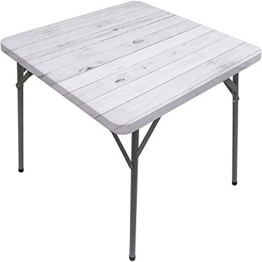 Imagem de Capa de mesa de madeira ajustada, estampa de textura de prancha de madeira, toalha de mesa impermeável interna/externa, sala de jantar de pátio e cozinha, serve para mesa de 122 x 172 cm