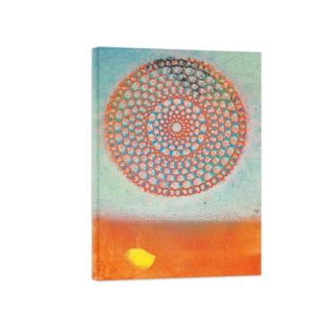 Imagem de Abstrato lona wall art pinturas famosas-Untitled 11-Poster e impressões para decoração casa pronta para pendurar 50x70cm20x27in tela embrulhada