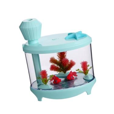 Imagem de FLCPJGV Umidificador, difusor de fragrâncias, iluminação, hidratante silencioso, mini umidificador de ar para sala de ginástica, quarto, estudo, sala de spa, Verde