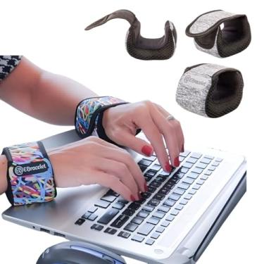 Imagem de PAR Apoio de Punho para Teclado e Mouse Ergonômico (CINZA MESCLA)