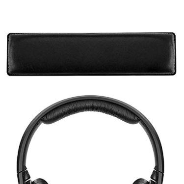 Imagem de Geekria Almofada de cabeça compatível com fones de ouvido Sennheiser HD201, HD201S, HD180, peça de reparo de pulseira de substituição (preto)