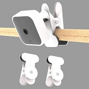 Imagem de VMEI Suporte de clipe de metal para câmera Blink externa/interna/câmera Blink XT2, suporte de metal Blink à prova de intempéries, não precisa perfurar, sem furos, sem danos aos seus móveis e parede -