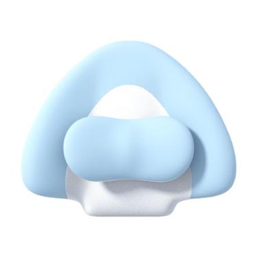 Imagem de predolo Almofada de Apoio para Cintura, Encosto Alto E Macio, Almofada Leve para Apoio Costas para Cadeira de Escritório em Casa, Sofá Reclinável, Azul