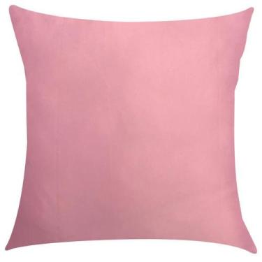 Imagem de Capa de Almofada Cetim Rosa Bebê 45cm x 45cm - Sua Casa Decor