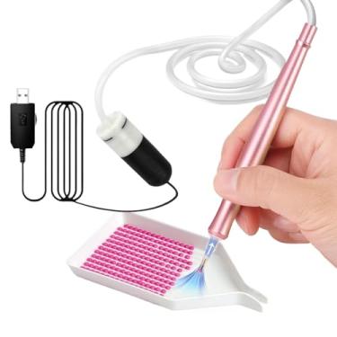 Imagem de de Pintura Arte em Strass - De Pintura Com Strass E Bomba De Vácuo | Aplicador Automático de Adsorção para Contas em Projetos de Artesanato e Fabricação de