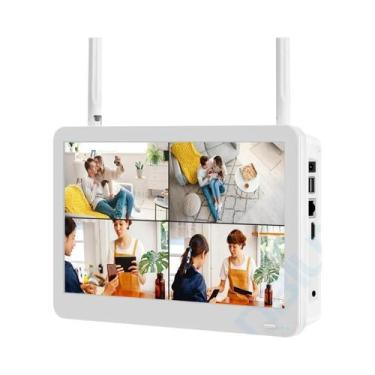 Imagem de Kit De Câmera Wi-fi Sem Fio 6MP 3K CCTV Com Lente Dupla De Áudio 8CH N