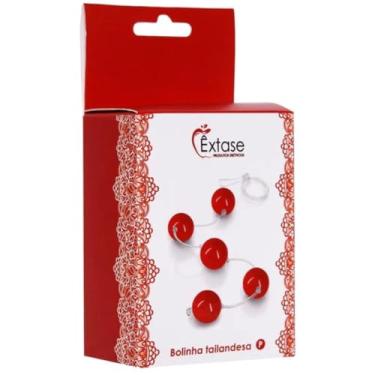 Imagem de Bolinha Tailandesa P Em Acrílico Com Fio Em Silicone Acessório Erótico com Cordão de Silicone BT001-P (ROXO)