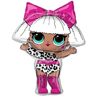 Imagem de Anagram Balão de lâmina Lol Surprise Diva de 86,36 cm, multicolorido