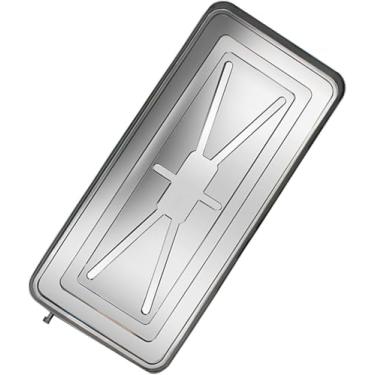 Imagem de Bandeja De água De Ar Condicionado De Aço Inoxidável Coletor De água Condensada Bandeja De Gotejamento, Kit De Drenagem Para Sistemas De Bomba De Calor Hvac, Band, 3P（930 * 430 * 35mm）