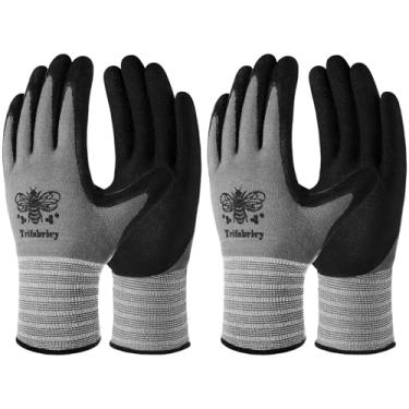 Imagem de Trifabricy Luvas De Jardinagem Para Mulheres E Homens - 6 Pares De Luvas De Jardinagem Respiráveis E Resistentes Com Revestimento De Látex Para Mulheres, Luvas De Trabalho De Proteção Para Ambiente