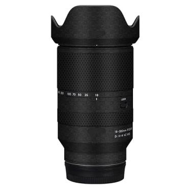 Imagem de Adesivo de lente de câmera para Tamron 18-300 mm F3.5-6.3 adequado para Sony Mount Macro Coat Wraps Film Protector Vinyl Decal Skin 18 300 (Armor Fiber Black)