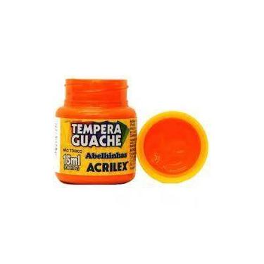 Imagem de Tinta Guache Acrilex 15 Ml Laranja Ref. 517