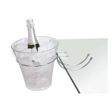 Imagem de Balde Transparente Para Champanhe Antúrio 4L Com Suporte