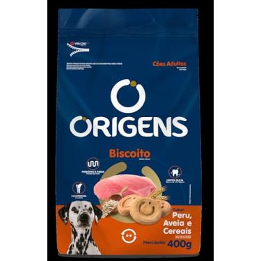 Imagem de Origens Biscoito Para Cães Adultos Sabor Peru 400g