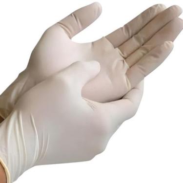 Imagem de Luva Multiuso Limpeza Látex com Pó MBLife Medix CA 41486 Caixa com 100