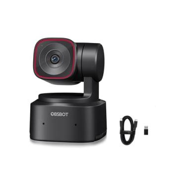 Imagem de OBSBOT Webcam Tiny 2 Lite 4K com rastreamento AI – Sensor de 1/5.1 cm, 60FPS, PTZ automático e controle de gestos, microfones duplos – para transmissão, reuniões, chamadas de vídeo (PC/Mac/laptop)