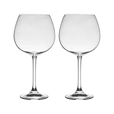 Imagem de Taça De Cristal Bohemia Vinho Ou Gin 850Ml Flamenco 2 Peças