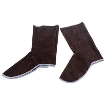 Imagem de Leggings Soldador Long Whowhide Soldador Capa Pés, Castanho, Tamanho real