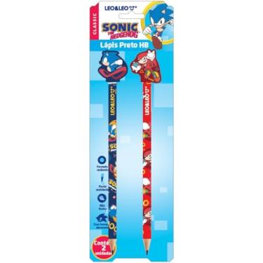 Imagem de Lápis Hb Com Borracha Na Ponta Sonic - Blister C/2 Und Leo&leo