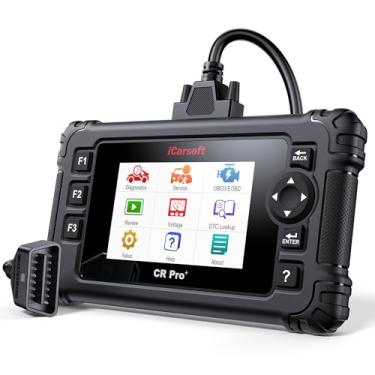 Imagem de iCarsoft CR Pro+ 2025 Ferramenta de digitalização bidirecional de diagnóstico de todos os sistemas para carros, scanner OBD2 completo com codificação ECU + 49 redefinição + 46 serviços extras - óleo