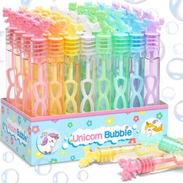 Imagem de Conjunto de varinhas Bubble Cawiew, 32 peças, mini unicórnio com caixa
