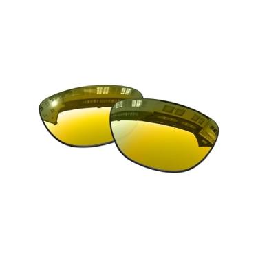 Imagem de OOWLIT Lentes de substituição compatíveis com óculos de sol Oakley Jupiter Carbon 24K não polarizadas